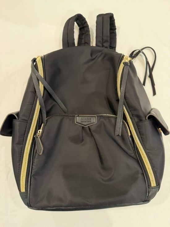 Aimee Kestenberg Handbags - AIMEE KESTENBERG Zip Rome Big Padded Backpack Computer Bag Black
